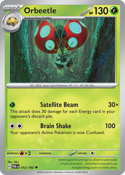 Orbeetle #12 Orbeetle - Paradox Rift - #12 - Pokemon TCG card