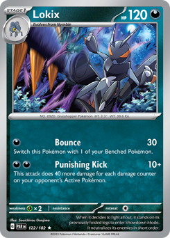 Lokix - Paradox Rift - #122 - Pokemon TCG card