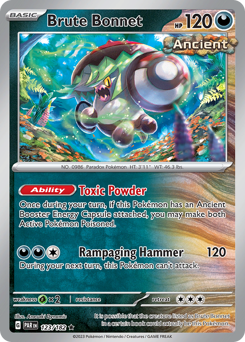 Brute Bonnet - Paradox Rift - #123 - Pokemon TCG card
