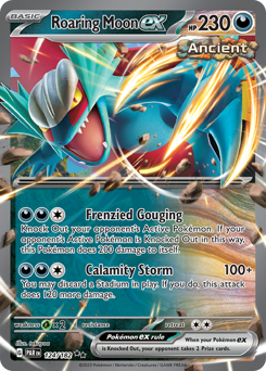 Roaring Moon ex - Paradox Rift - #124 - Pokemon TCG card