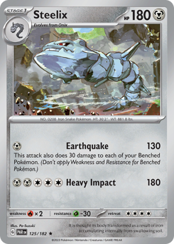 Steelix - Paradox Rift - #125 - Pokemon TCG card