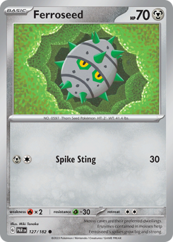 Ferroseed - Paradox Rift - #127 - Pokemon TCG card