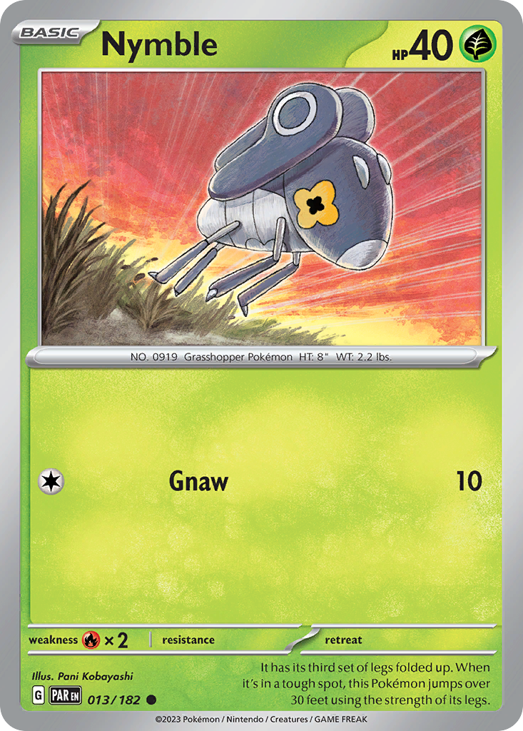 Nymble - Paradox Rift - #13 - Pokemon TCG card