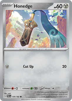 Honedge - Paradox Rift - #130 - Pokemon TCG card