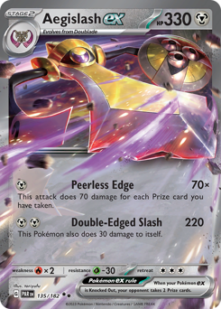 Aegislash ex - Paradox Rift - #135 - Pokemon TCG card