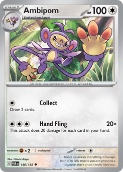 Ambipom - Paradox Rift - #146 - Pokemon TCG card