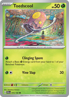 Toedscool #15 Toedscool - Paradox Rift - #15 - Pokemon TCG card