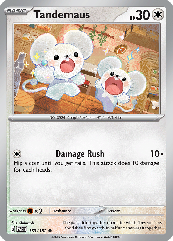 Tandemaus - Paradox Rift - #153 - Pokemon TCG card