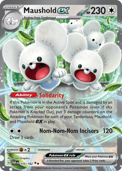 Maushold ex #155 Maushold ex - Paradox Rift - #155 - Pokemon TCG card