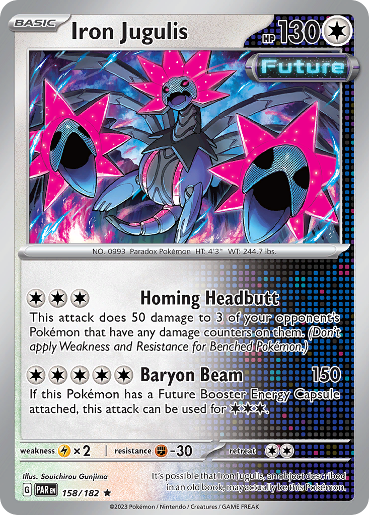 Iron Jugulis - Paradox Rift - #158 - Pokemon TCG card