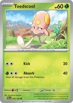 Toedscool #16 Toedscool - Paradox Rift - #16 - Pokemon TCG card