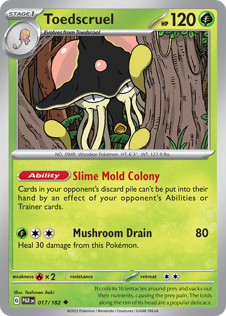 Toedscruel - Paradox Rift - #17 - Pokemon TCG card