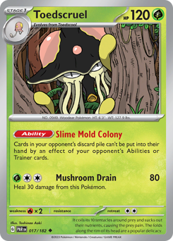Toedscruel #17 Toedscruel - Paradox Rift - #17 - Pokemon TCG card