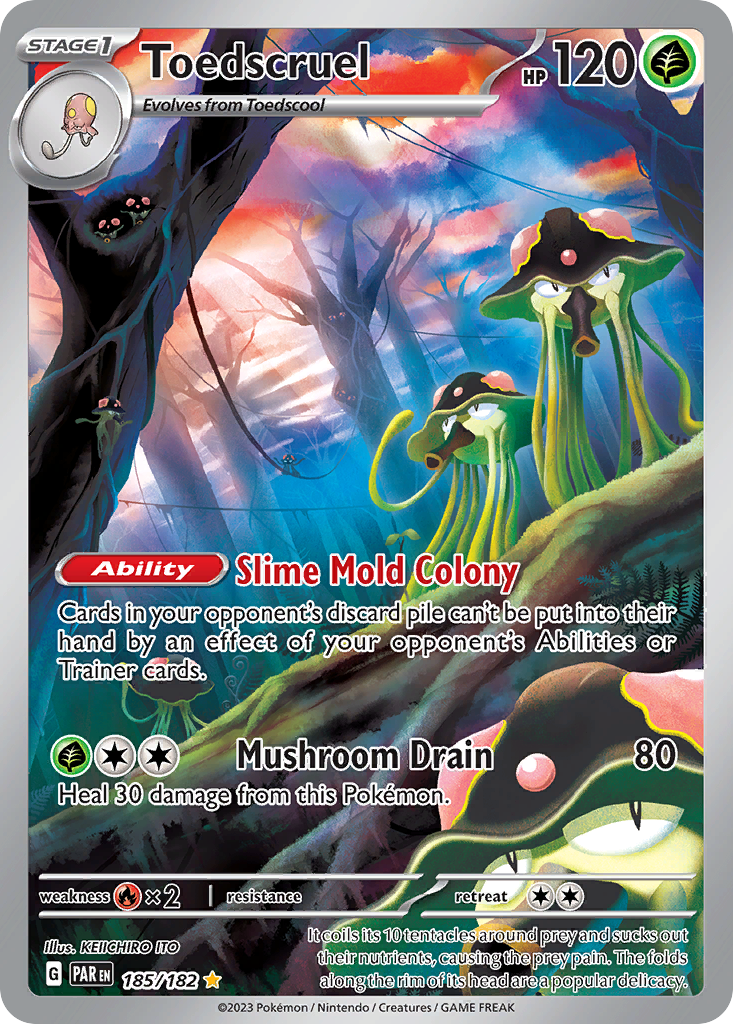 Toedscruel - Paradox Rift - #185 - Pokemon TCG card