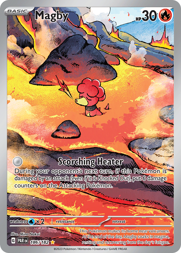 Magby - Paradox Rift - #186 - Pokemon TCG card