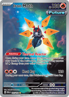 Iron Moth #187 Iron Moth - Paradox Rift - #187 - Pokemon TCG card
