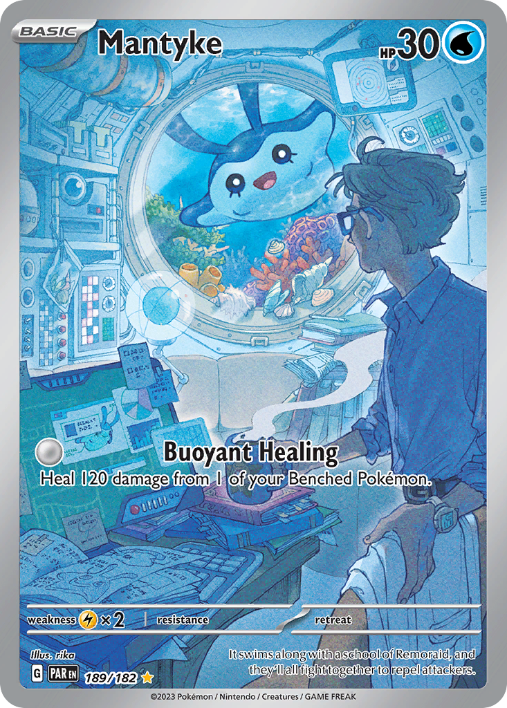 Mantyke - Paradox Rift - #189 - Pokemon TCG card