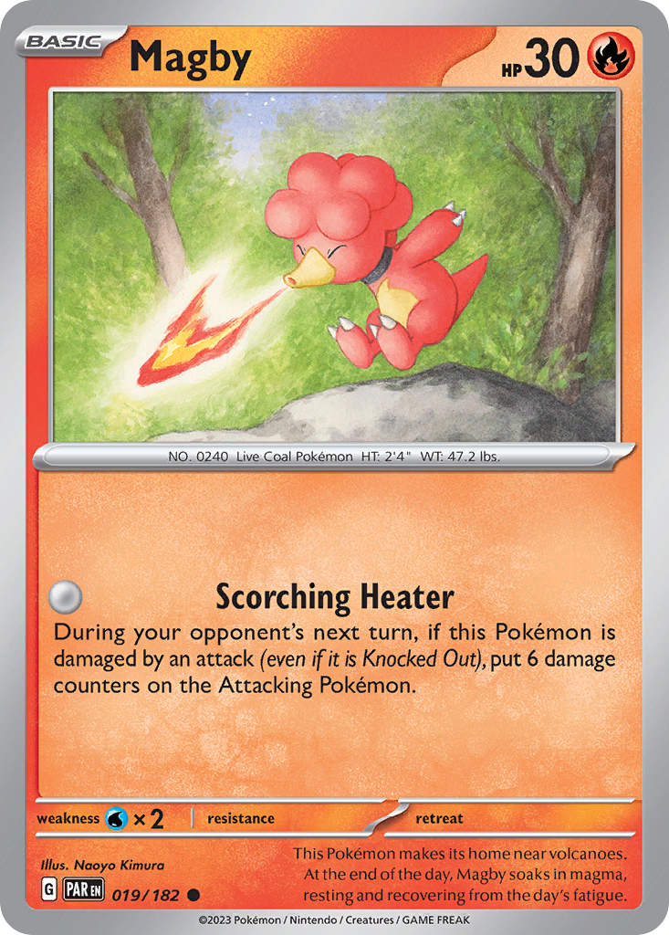 Magby - Paradox Rift - #19 - Pokemon TCG card