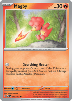 Magby #19 Magby - Paradox Rift - #19 - Pokemon TCG card