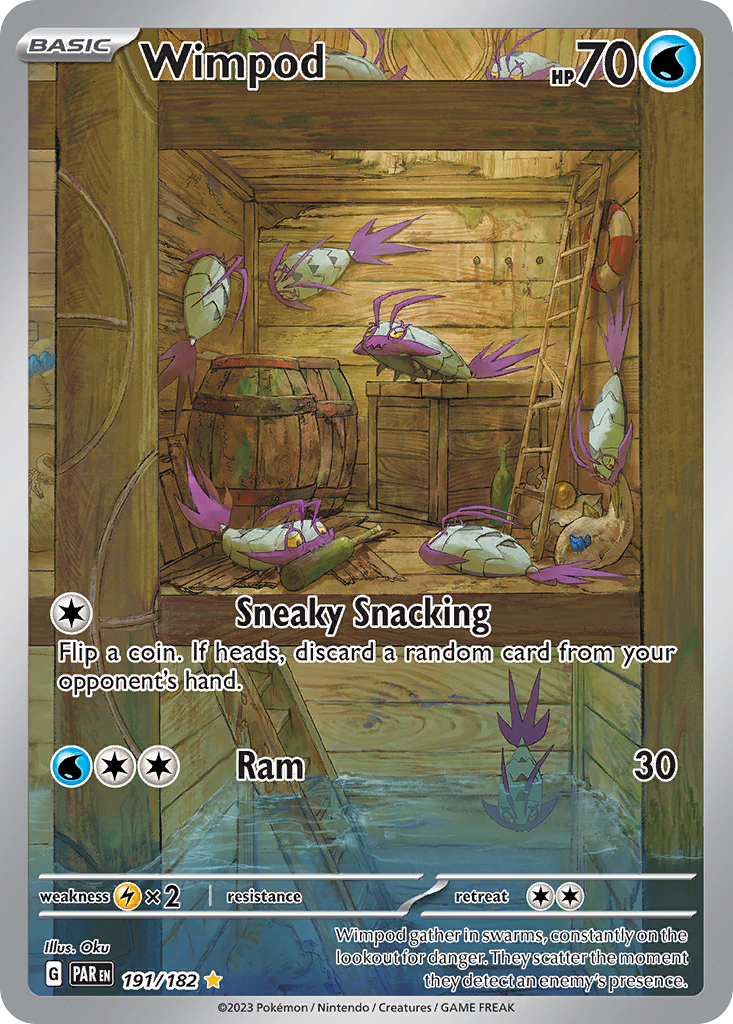Wimpod - Paradox Rift - #191 - Pokemon TCG card