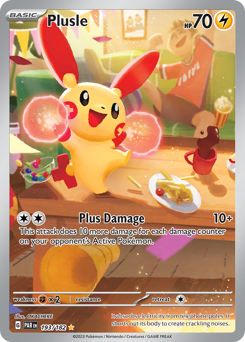 Plusle #193 Plusle - Paradox Rift - #193 - Pokemon TCG card