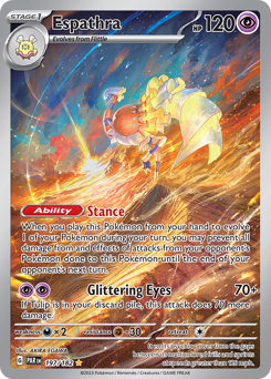 Espathra #197 Espathra - Paradox Rift - #197 - Pokemon TCG card