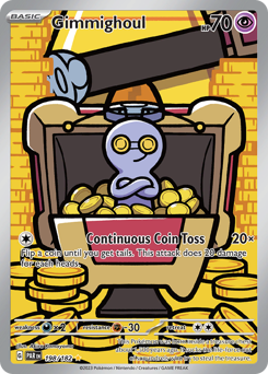 Gimmighoul - Paradox Rift - #198 - Pokemon TCG card