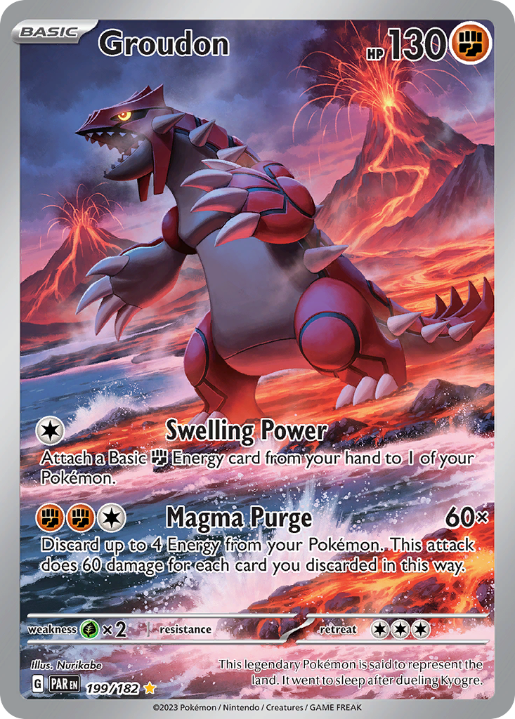 Groudon - Paradox Rift - #199 - Pokemon TCG card
