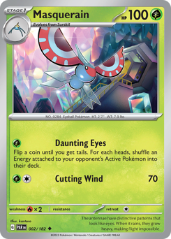 Masquerain - Paradox Rift - #2 - Pokemon TCG card