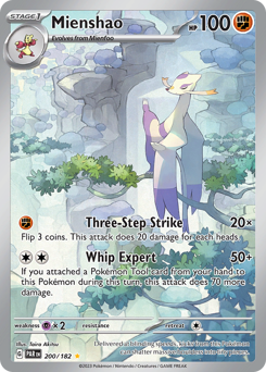 Mienshao #200 Mienshao - Paradox Rift - #200 - Pokemon TCG card