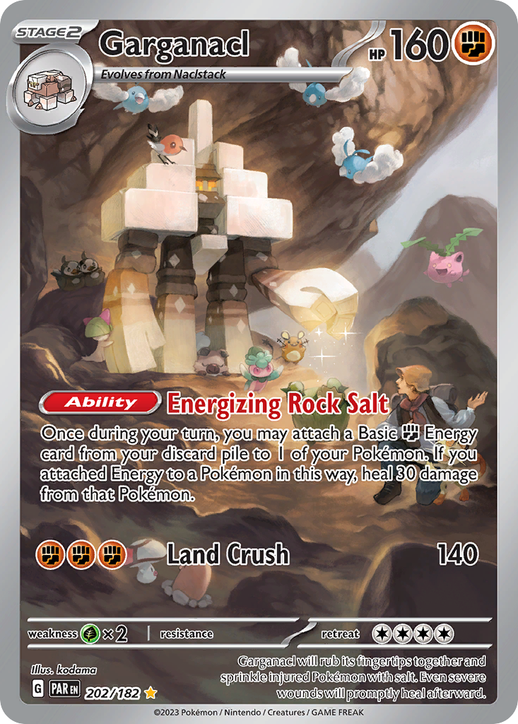 Garganacl - Paradox Rift - #202 - Pokemon TCG card