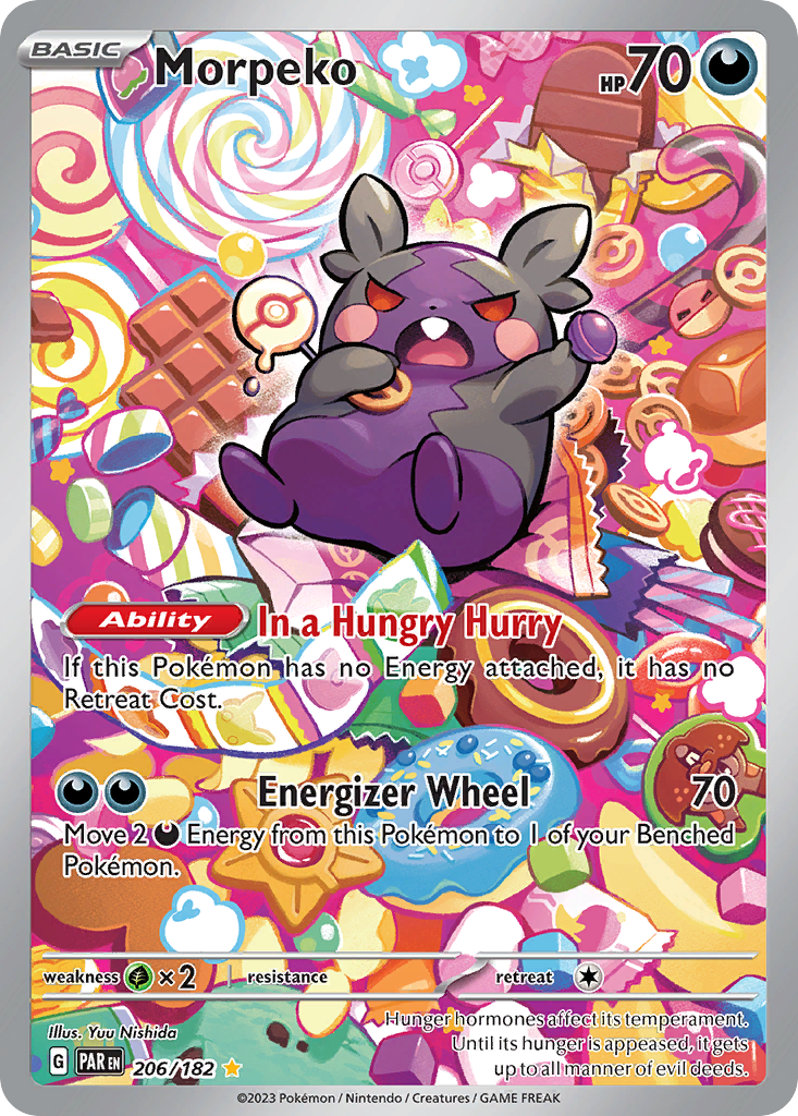 Morpeko - Paradox Rift - #206 - Pokemon TCG card