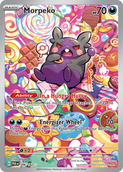 Morpeko - Paradox Rift - #206 - Pokemon TCG card