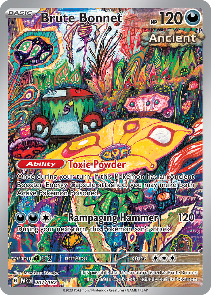 Brute Bonnet - Paradox Rift - #207 - Pokemon TCG card