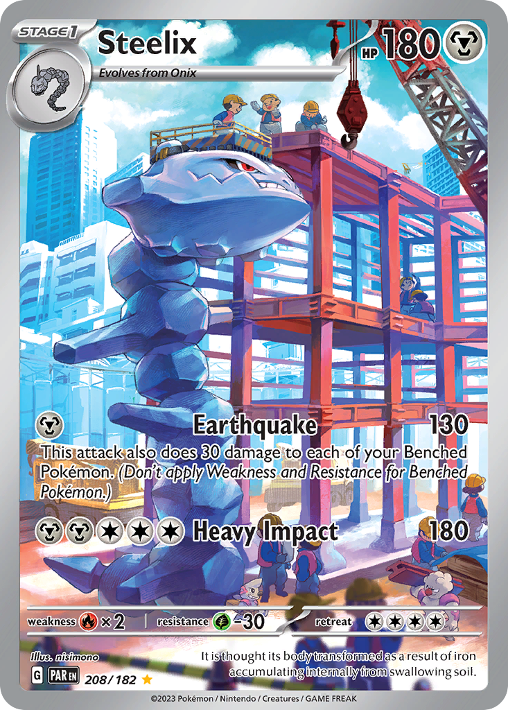 Steelix - Paradox Rift - #208 - Pokemon TCG card