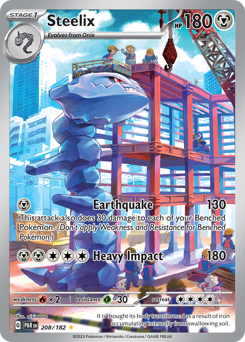 Steelix - Paradox Rift - #208 - Pokemon TCG card