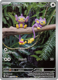 Aipom - Paradox Rift - #211 - Pokemon TCG card