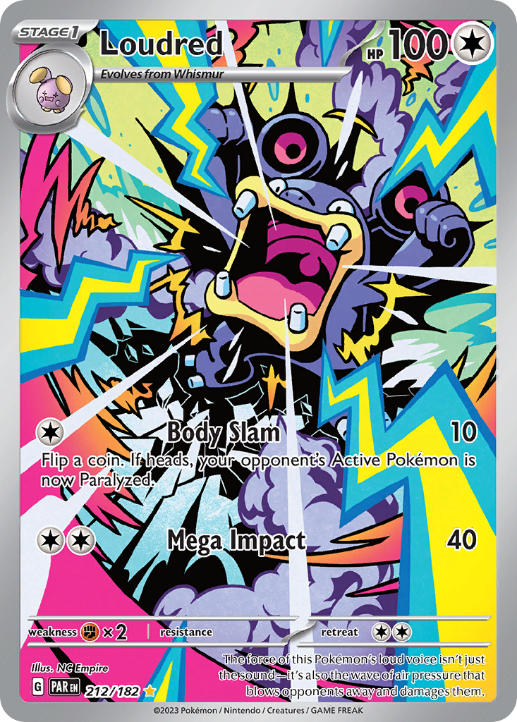 Loudred - Paradox Rift - #212 - Pokemon TCG card