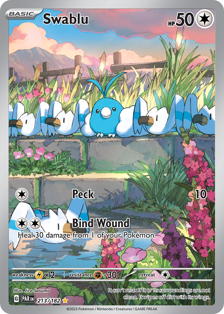 Swablu - Paradox Rift - #213 - Pokemon TCG card