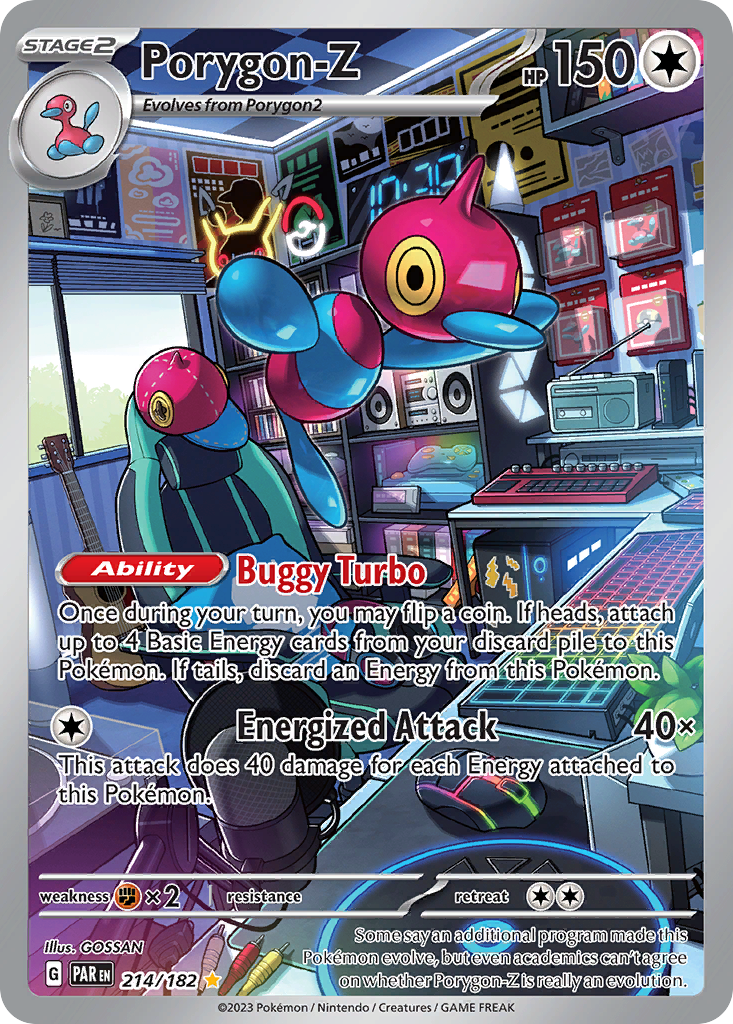 Porygon-Z - Paradox Rift - #214 - Pokemon TCG card
