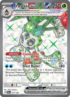 Froslass ex #217 Froslass ex - Paradox Rift - #217 - Pokemon TCG card