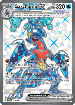 Garchomp ex #219 Garchomp ex - Paradox Rift - #219 - Pokemon TCG card