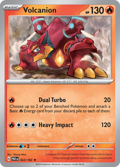 Volcanion #22 Volcanion - Paradox Rift - #22 - Pokemon TCG card