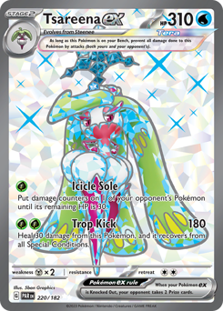 Tsareena ex #220 Tsareena ex - Paradox Rift - #220 - Pokemon TCG card