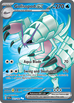 Golisopod ex - Paradox Rift - #221 - Pokemon TCG card