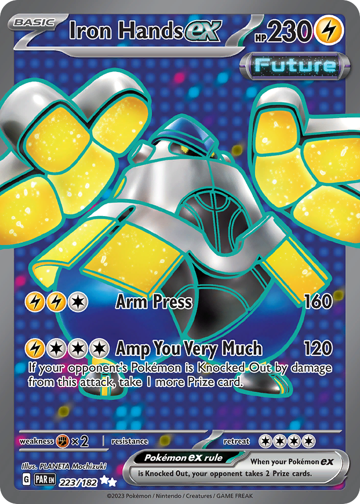 Iron Hands ex - Paradox Rift - #223 - Pokemon TCG card