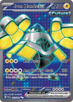 Iron Hands ex - Paradox Rift - #223 - Pokemon TCG card