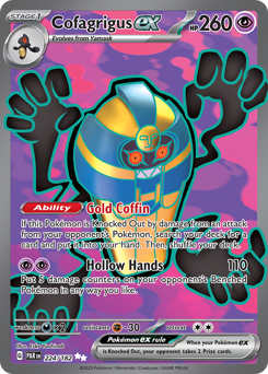 Cofagrigus ex #224 Cofagrigus ex - Paradox Rift - #224 - Pokemon TCG card