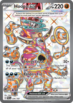 Hoopa ex #226 Hoopa ex - Paradox Rift - #226 - Pokemon TCG card