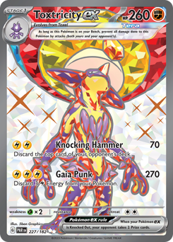 Toxtricity ex #227 Toxtricity ex - Paradox Rift - #227 - Pokemon TCG card